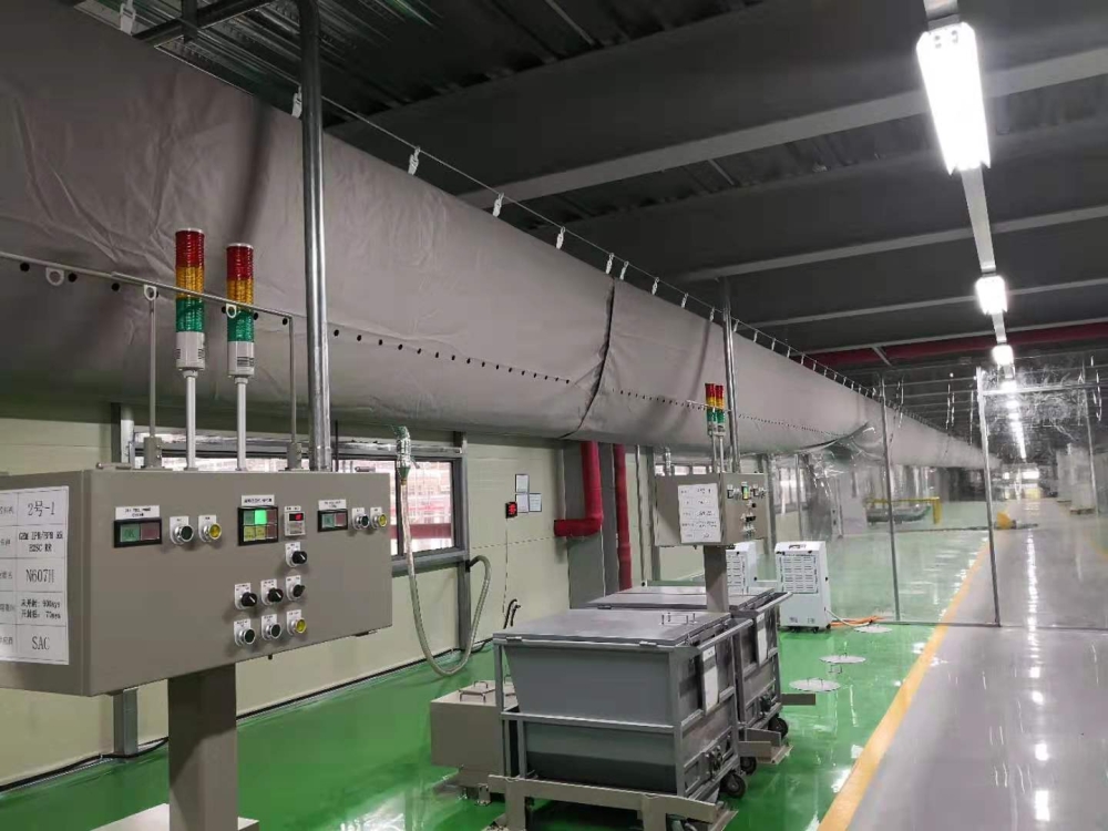 晉江市星發(fā)汽車部件有限公司工廠車間工業轉輪除濕機組